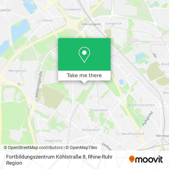 Fortbildungszentrum Köhlstraße 8 map