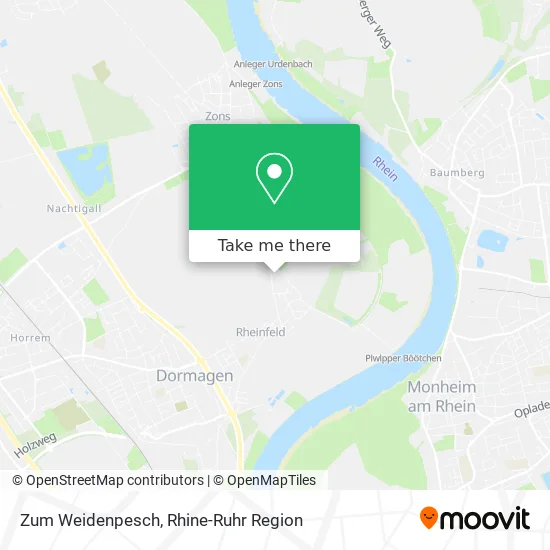 Карта Zum Weidenpesch