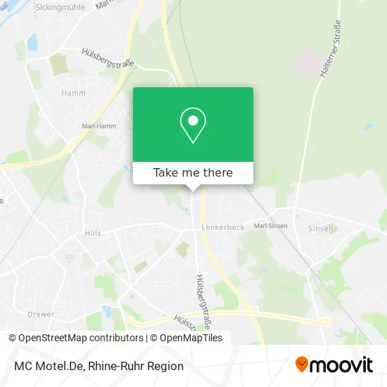 Карта MC Motel.De