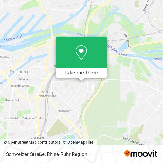 Карта Schweizer Straße