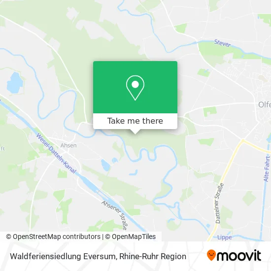 Карта Waldferiensiedlung Eversum