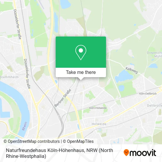 Карта Naturfreundehaus Köln-Höhenhaus