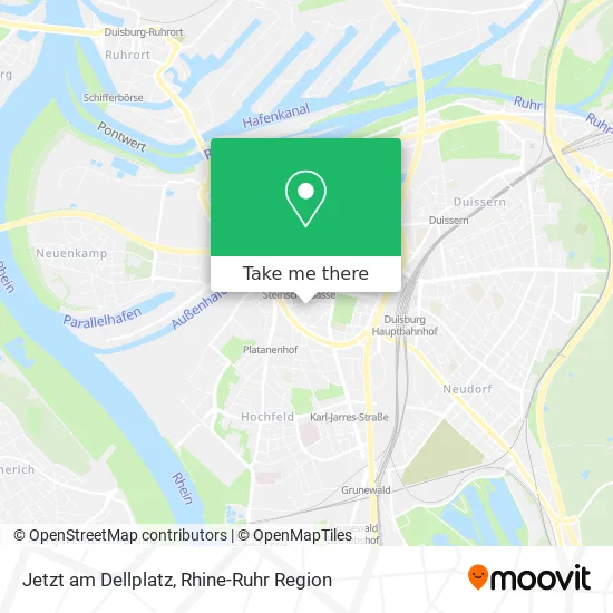 Карта Jetzt am Dellplatz