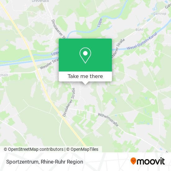 Sportzentrum map