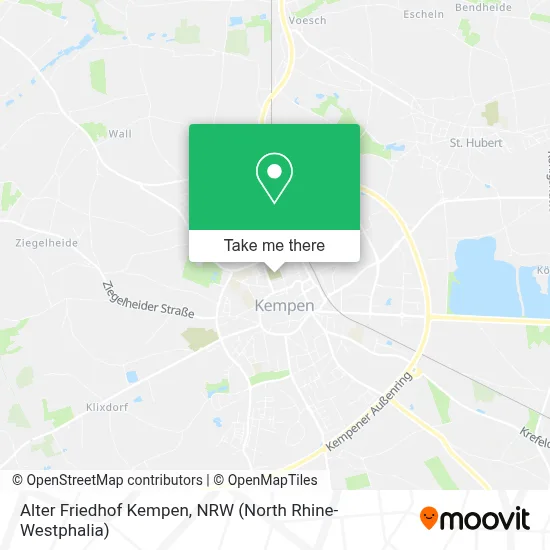 Alter Friedhof Kempen map