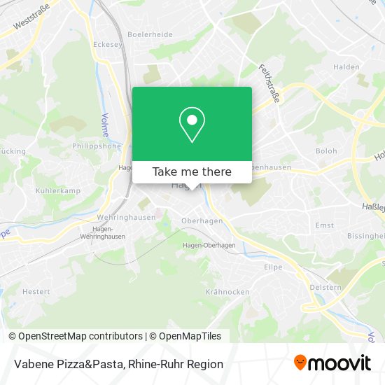 Vabene Pizza&Pasta map