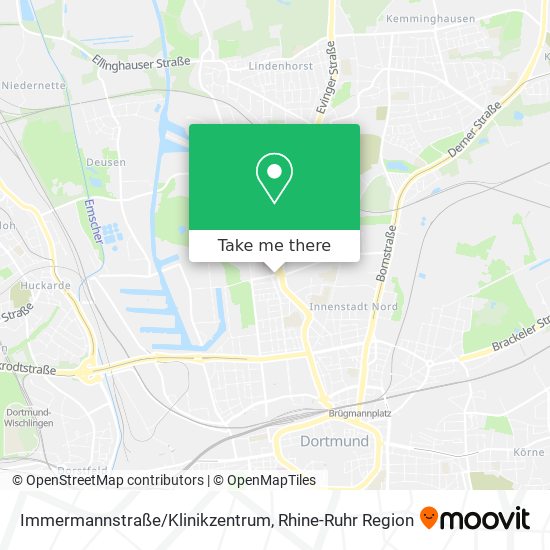 Immermannstraße/Klinikzentrum map
