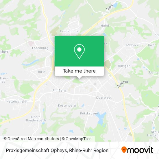 Praxisgemeinschaft Opheys map