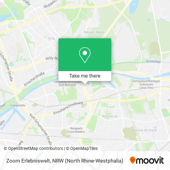 Карта Zoom Erlebniswelt