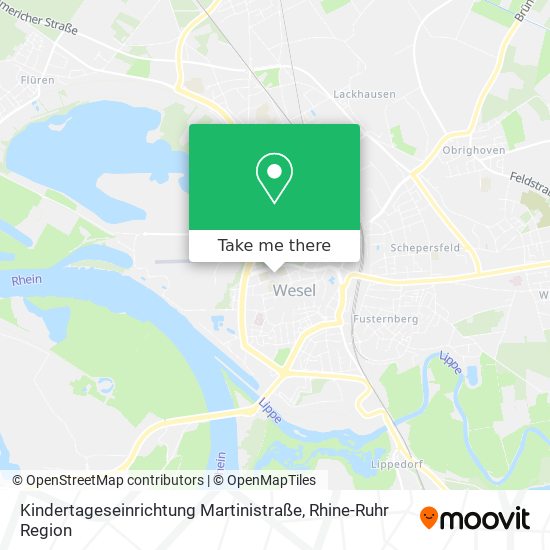 Карта Kindertageseinrichtung Martinistraße