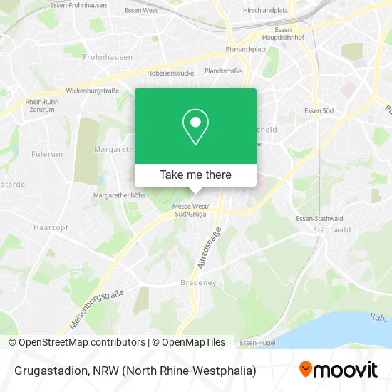 Карта Grugastadion