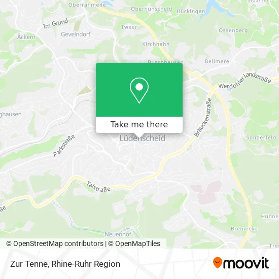 Карта Zur Tenne
