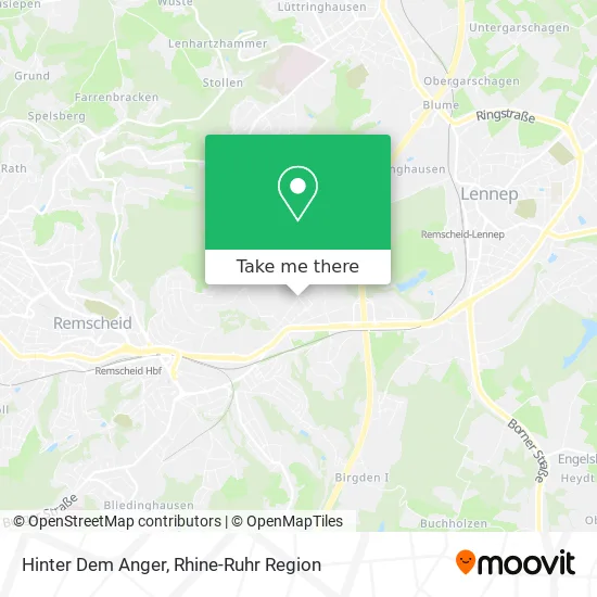 Карта Hinter Dem Anger