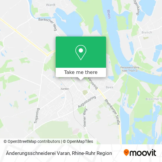 Карта Änderungsschneiderei Varan