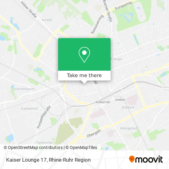 Карта Kaiser Lounge 17