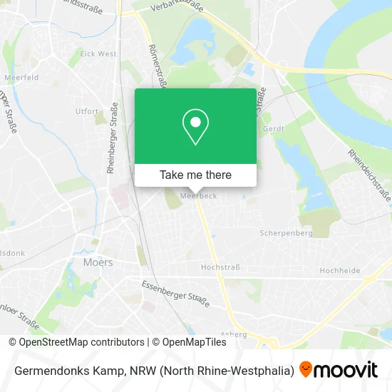 Germendonks Kamp map