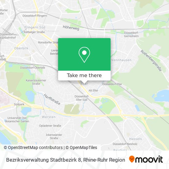 Bezriksverwaltung Stadtbezirk 8 map