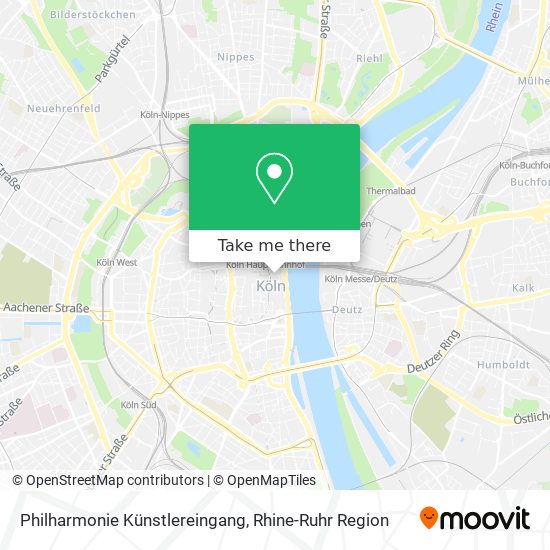 Philharmonie Künstlereingang map