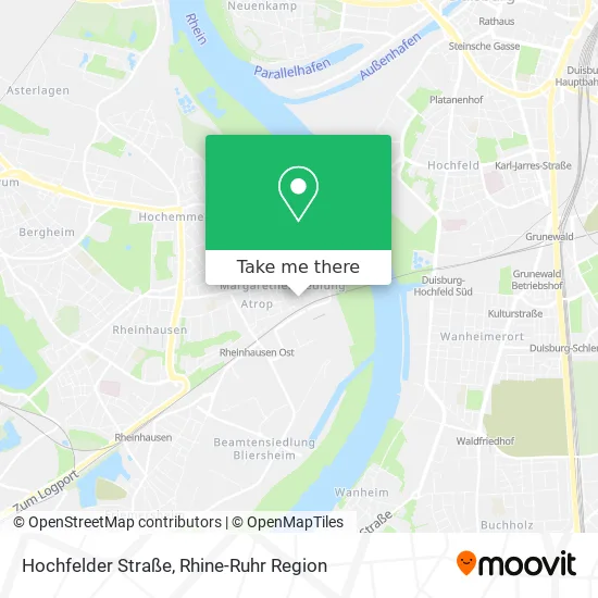 Hochfelder Straße map