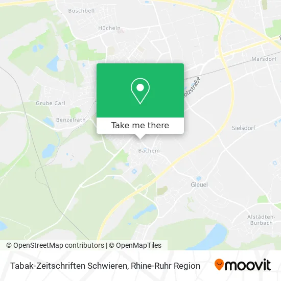 Карта Tabak-Zeitschriften Schwieren