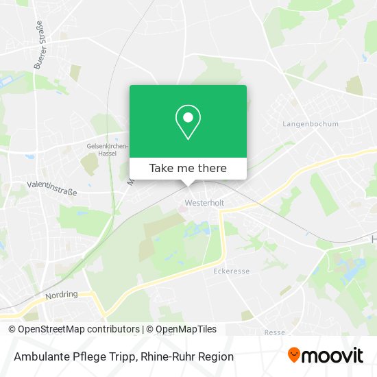 Ambulante Pflege Tripp map