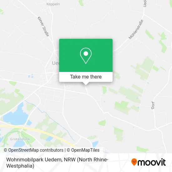 Карта Wohnmobilpark Uedem