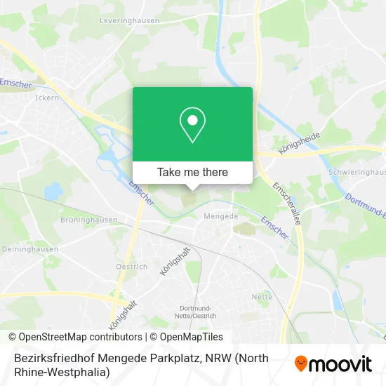 Карта Bezirksfriedhof Mengede Parkplatz