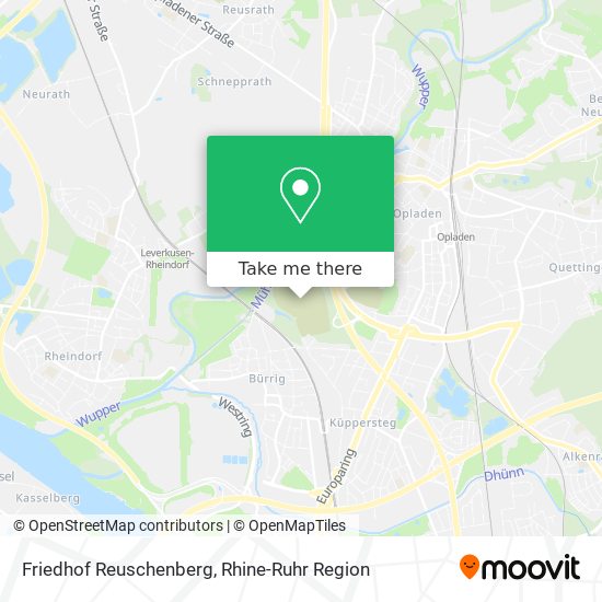 Friedhof Reuschenberg map