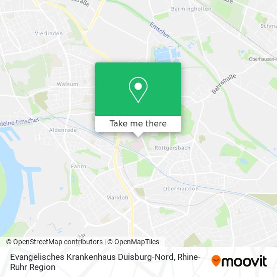 Evangelisches Krankenhaus Duisburg-Nord map