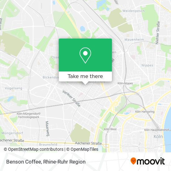 Benson Coffee map