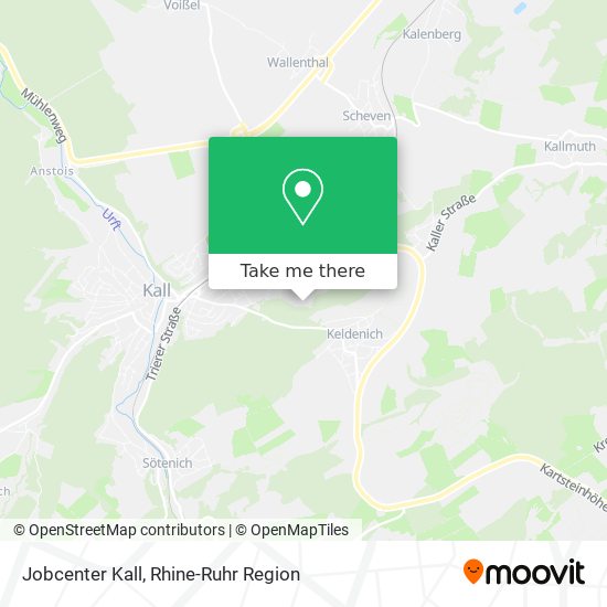 Jobcenter Kall map