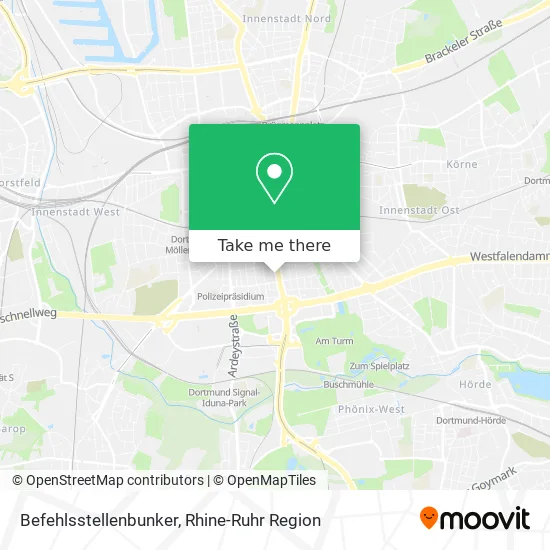 Карта Befehlsstellenbunker