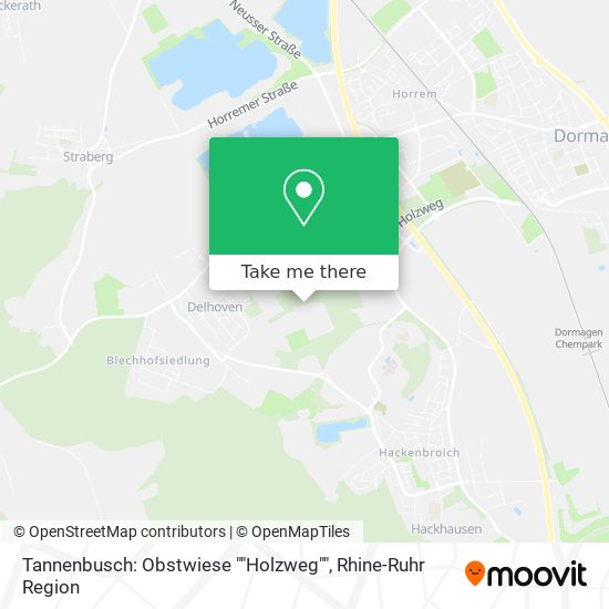 Tannenbusch: Obstwiese ""Holzweg"" map