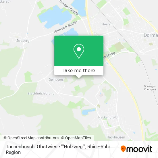 Карта Tannenbusch: Obstwiese ""Holzweg""