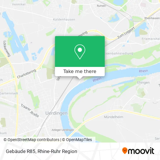 Карта Gebäude R85