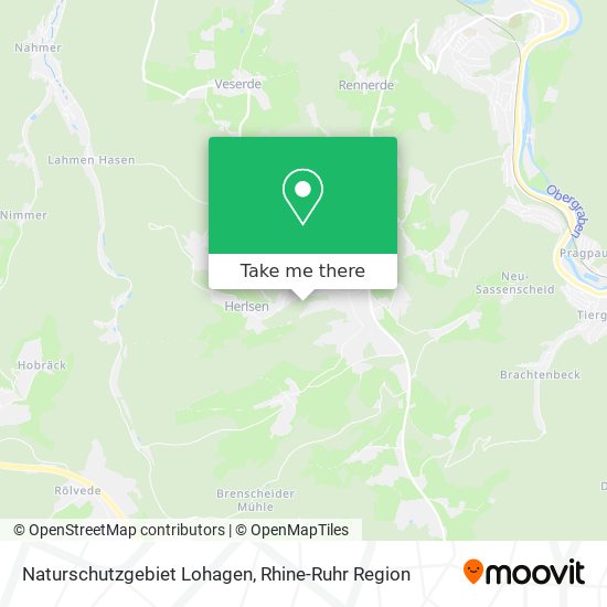 Карта Naturschutzgebiet Lohagen