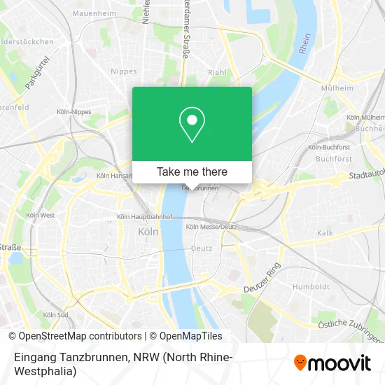Карта Eingang Tanzbrunnen