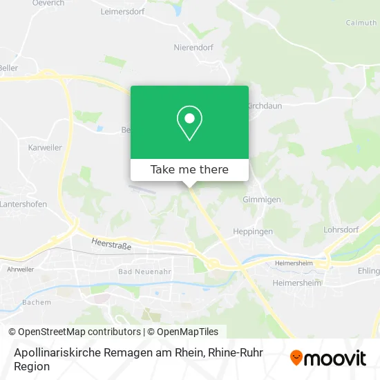 Карта Apollinariskirche Remagen am Rhein