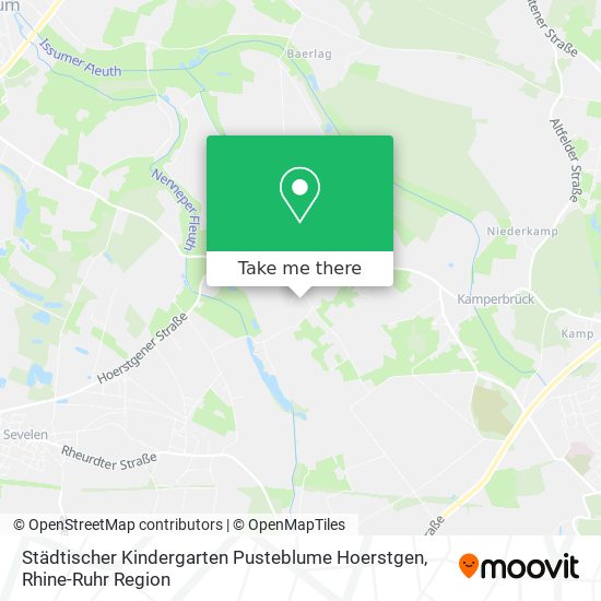 Карта Städtischer Kindergarten Pusteblume Hoerstgen