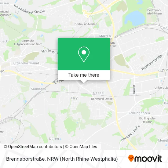 Карта Brennaborstraße