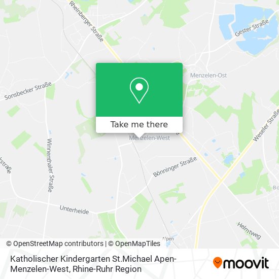 Katholischer Kindergarten St.Michael Apen-Menzelen-West map