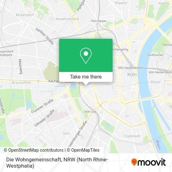 Карта Die Wohngemeinschaft