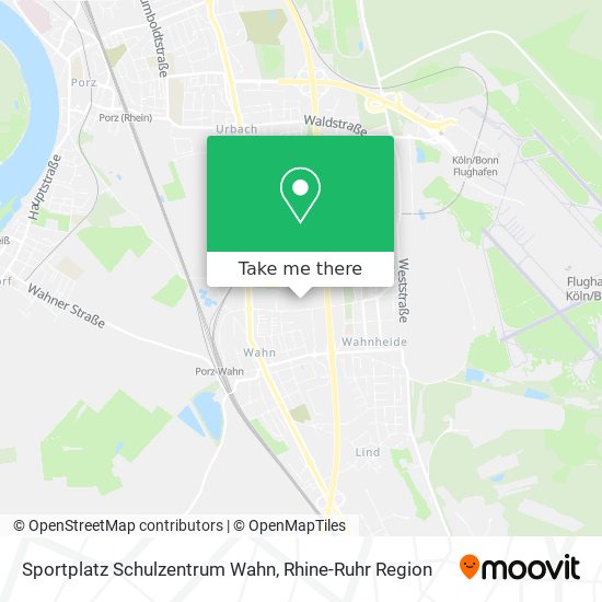 Sportplatz Schulzentrum Wahn map
