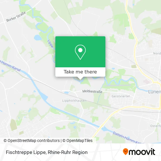 Карта Fischtreppe Lippe