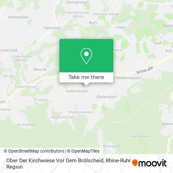 Ober Der Kirchwiese Vor Dem Brölscheid map