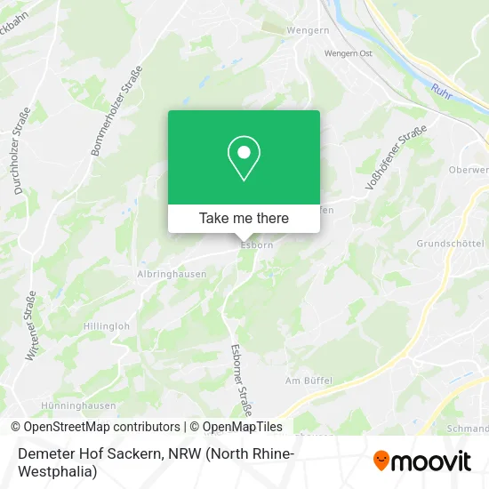 Карта Demeter Hof Sackern