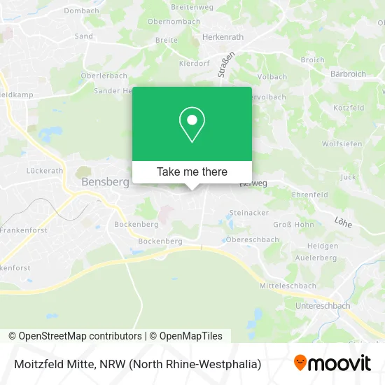 Карта Moitzfeld Mitte