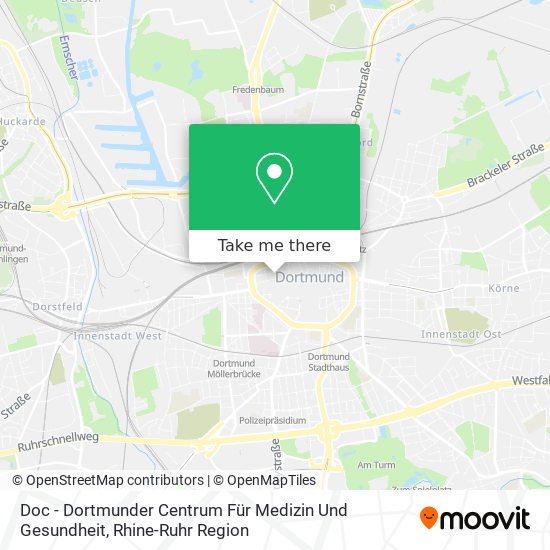 Doc - Dortmunder Centrum Für Medizin Und Gesundheit map