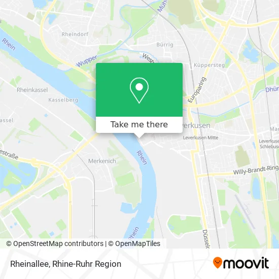 Карта Rheinallee