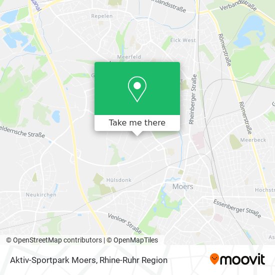 Aktiv-Sportpark Moers map